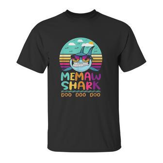 Vintage Memaw Shark Doo Doo Doo Birthday Gifts Unisex T-Shirt | Favorety CA