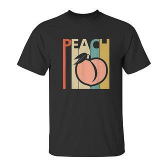 Vintage Peach Peach Fruit Emoji Gift Unisex T-Shirt | Favorety