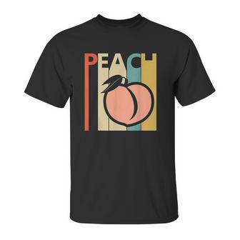 Vintage Peach Fruit Emoji Unisex T-Shirt | Favorety DE