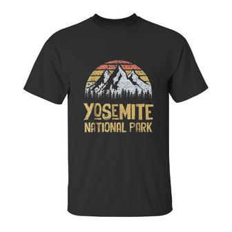 Vintage Retro Yosemite National Park Unisex T-Shirt | Favorety CA