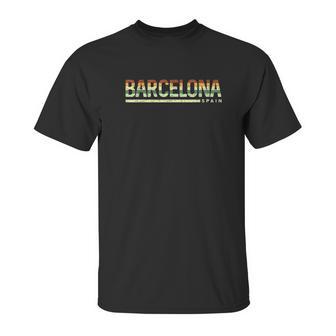 Vintage Spain Spain Native Barcelona Unisex T-Shirt | Favorety