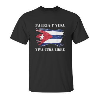 Viva Cuba Libre Patria Y Vida Unisex T-Shirt | Favorety