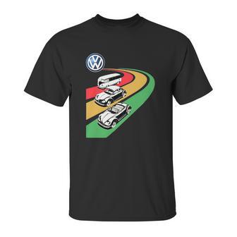 Volkswagen 3 Cars Unisex T-Shirt | Favorety CA