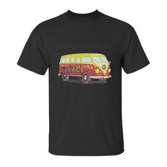 Volkswagen Peace Bus Keep On Groovin On Unisex T-Shirt | Favorety AU