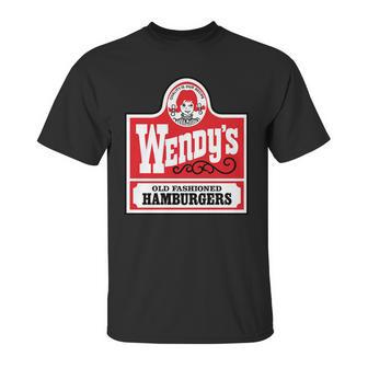 Wendys Old Fashioned Hamburgers Unisex T-Shirt | Favorety