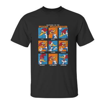 Woody Woodpecker Emotions Vintage Panel Poster Unisex T-Shirt | Favorety DE