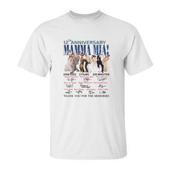 12Th Anniversary Mamma Mia Unisex T-Shirt | Favorety AU