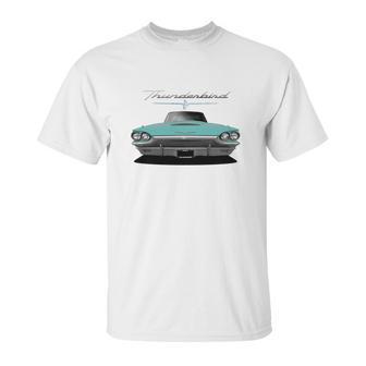 1965 Thunderbird Front Brittany Blue Unisex T-Shirt | Favorety DE