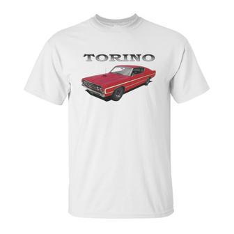 1969 Ford Torino Gt Front Red Unisex T-Shirt | Favorety CA