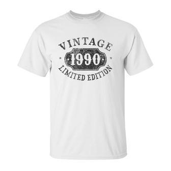 32 Years Old 32Nd Birthday Male Female Him Her Limited 1990 Ver2 Unisex T-Shirt | Favorety UK