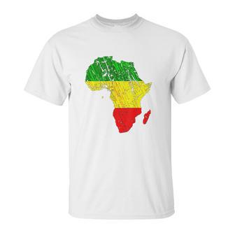 Africa Map Reggae Rasta Unisex T-Shirt | Favorety CA