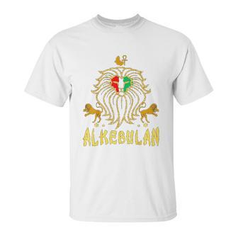 African Lion Rbg Ankh Alkebulan Kemetic Unisex T-Shirt | Favorety