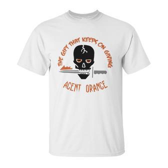 Agent Orange The Gift That Keeps On Giving Shirt Unisex T-Shirt | Favorety