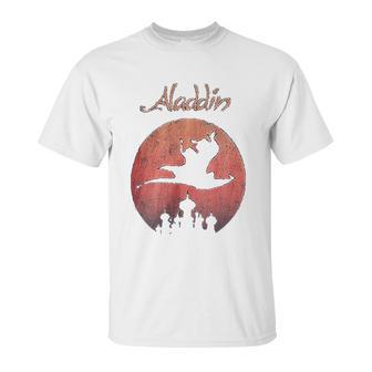 Aladdin Sunset Logo Poster Graphic Unisex T-Shirt | Favorety UK