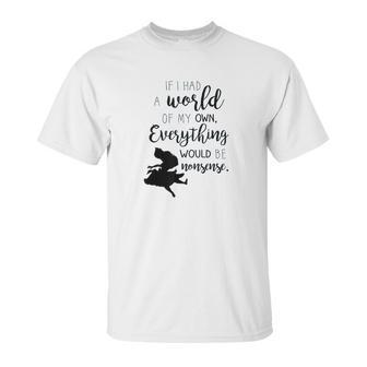 Alice In Wonderland My World Unisex T-Shirt | Favorety DE