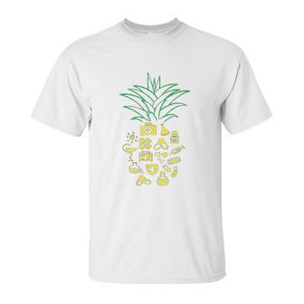 Aloha Pineapple Pharmacist Summer Pharmacy Unisex T-Shirt | Favorety AU