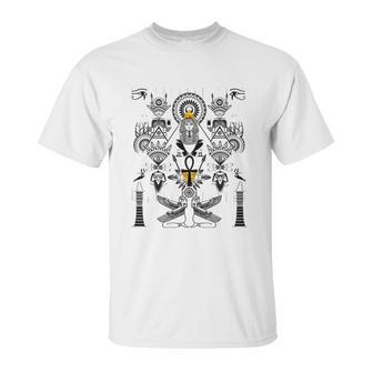 Ancient Egypt Egyptian Hieroglyphics 5 Kemetic King Unisex T-Shirt | Favorety CA