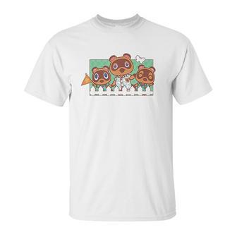 Animal Crossing New Horizons Nook Family Unisex T-Shirt | Favorety