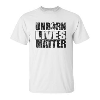 Anti Abortion Unborn Lives Matter Unisex T-Shirt | Favorety DE