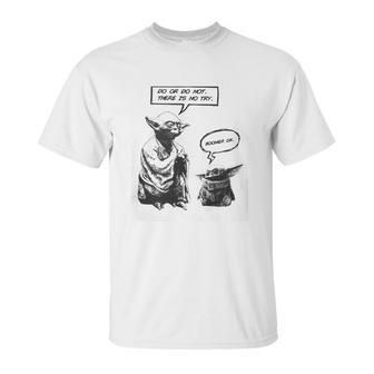 Baby Yoda And Master Yoda Water Reflection Best Sweater Unisex T-Shirt | Favorety UK