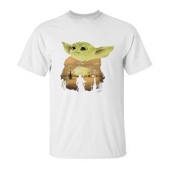 Baby Yoda Sunset Sweater Unisex T-Shirt | Favorety AU