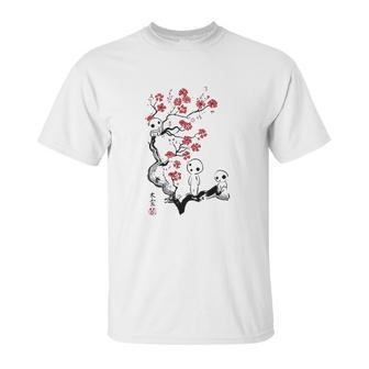 Bakugou Ink Style Princess Mononoke Little Forest Spirits Unisex T-Shirt | Favorety