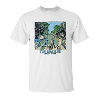 The Beatles On The Abbey Road Unisex T-Shirt | Favorety