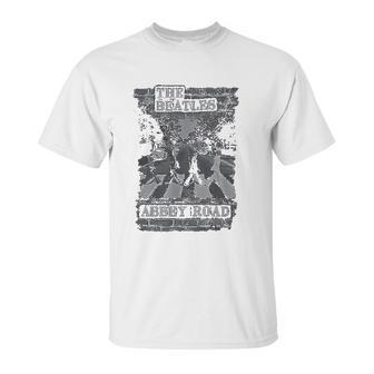 The Beatles Brick Wall Unisex T-Shirt | Favorety