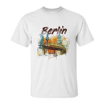 Berlin Landmarks U Bahn Subway Unisex T-Shirt | Favorety DE