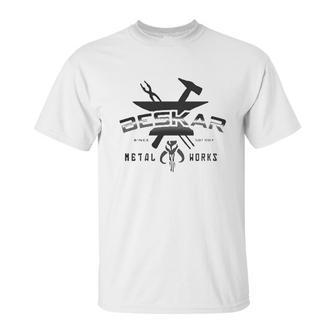 Beskar Steelworks Mandalorian Unisex T-Shirt | Favorety