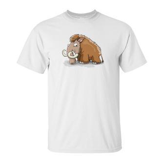 Big Wooly Mammoth Woolly Elephant Dinosaur Unisex T-Shirt | Favorety AU