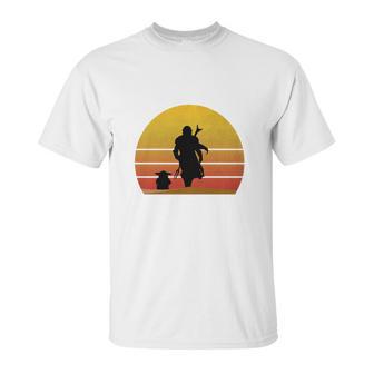 Bounty Hunter And Baby Mandalorian Unisex T-Shirt | Favorety CA