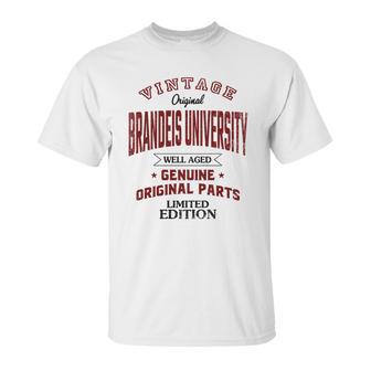 Brandeis University Well Aged Vintage Original Parts 2020 Unisex T-Shirt | Favorety