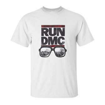 Bravado Run Dmc Glasses Cityscape Unisex T-Shirt | Favorety