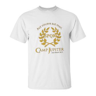 Brisco Brands Camp Jupiter Spqr Greek Mythology Crewneck Unisex T-Shirt | Favorety UK