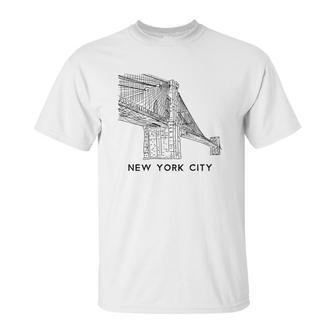 Brooklyn Bridge New York City Ny Unisex T-Shirt | Favorety DE