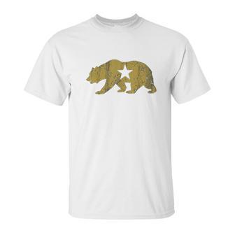 California Golden State Bear Unisex T-Shirt | Favorety