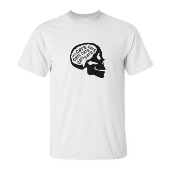 Cats On The Brain Cool Thinking About Cats Unisex T-Shirt | Favorety AU