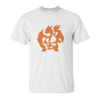 Charmander Evolution Unisex T-Shirt | Favorety