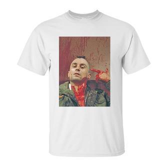 Classic 70S Movie Taxi Driver Travis Bickle Blood Soaked Cool Movie Unisex T-Shirt | Favorety