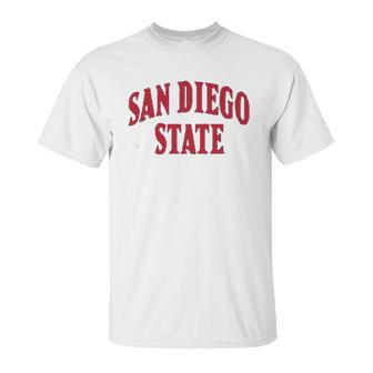 Classic Arch San Diego State Unisex T-Shirt | Favorety AU