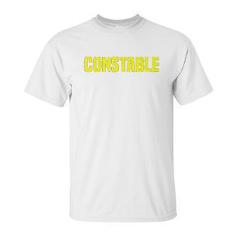 Constable Office Police Department Unisex T-Shirt | Favorety AU