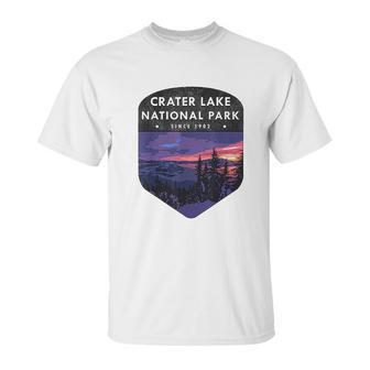 Crater Lake National Park Hiking Wanderlust Unisex T-Shirt | Favorety UK