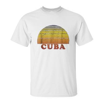 Cuba Retro Vintage 70S Throwback Unisex T-Shirt | Favorety