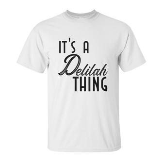 Cute Worlds Best Delilah Ever Unisex T-Shirt | Favorety UK