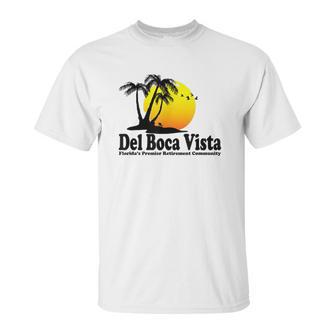 Del Boca Vista Retro Beach Unisex T-Shirt | Favorety