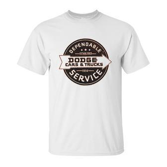 Dodge Cars Trucks Dependable Service Unisex T-Shirt | Favorety AU