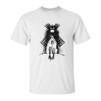 Don Quixote And Sancho Vs Monster Windmill Unisex T-Shirt | Favorety CA