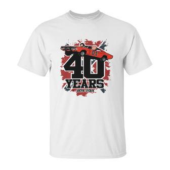The Dukes Of Hazzard 40 Years 1979 2019 Unisex T-Shirt | Favorety