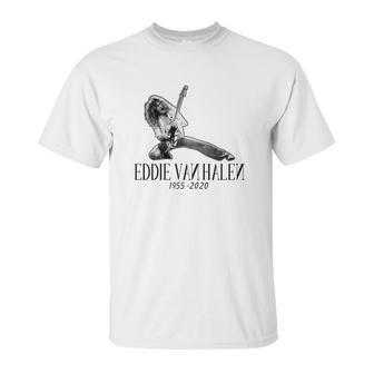 Eddie Van Halen Perform Unisex T-Shirt | Favorety